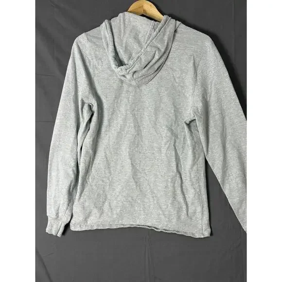 Champion Reverse Weave Style Gray Script Logo Hoodie S - Picture 9 of 9